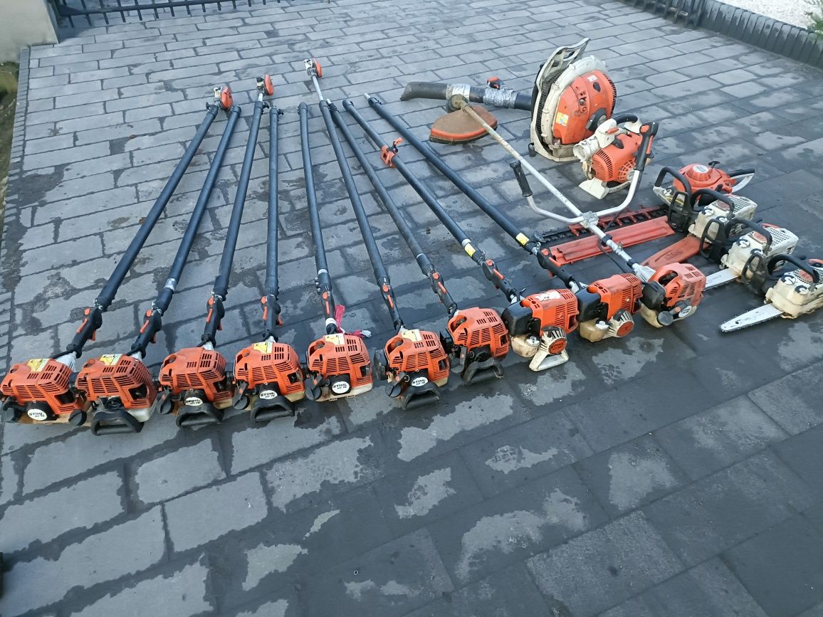 Pakiet stihl sthil ht131 ht75 ms193 ms150 nr bg br600 hs 56c fs85