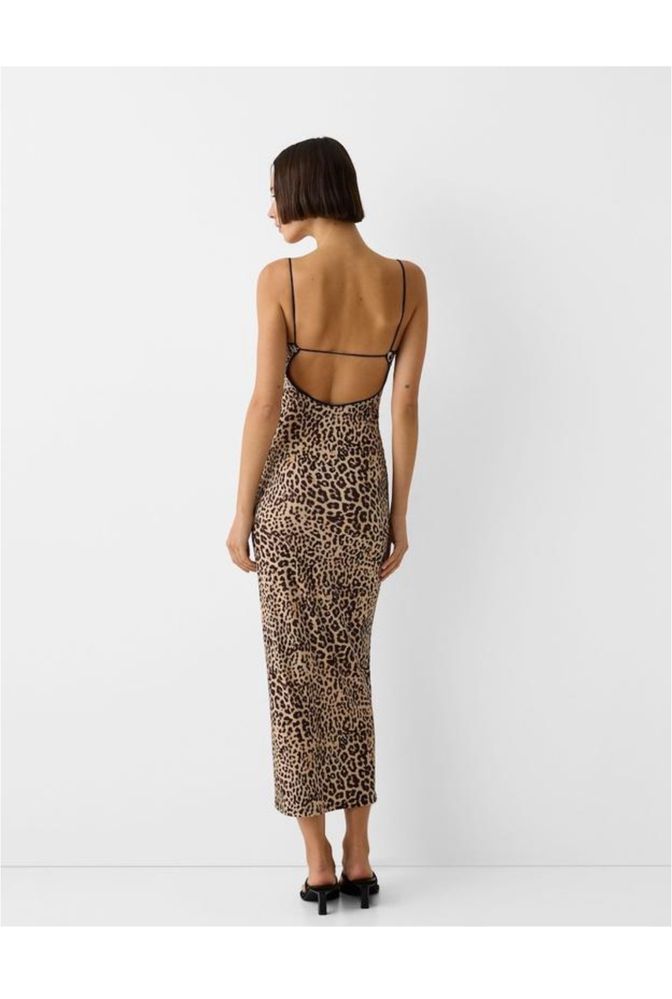 Леопардова сукня bershka