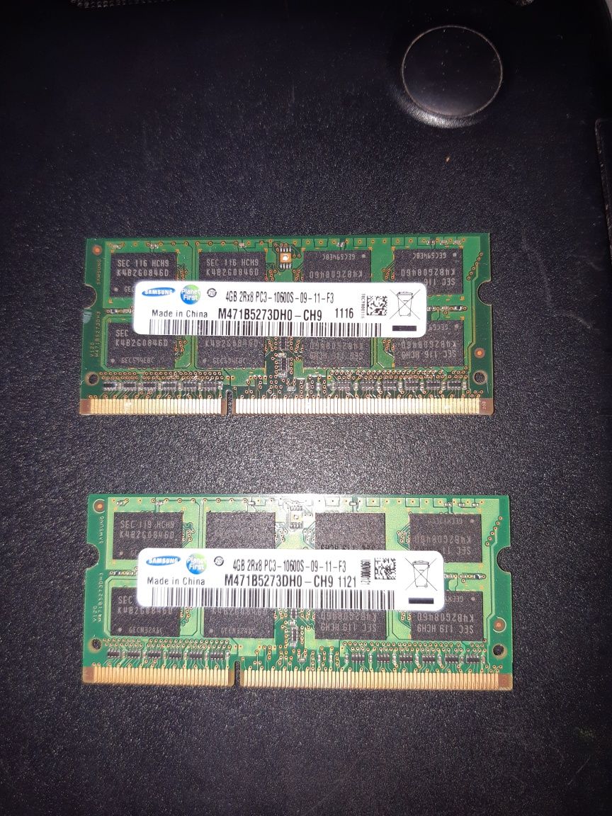 Pamięć RAM 2x 4GB 2Rx8 PC3