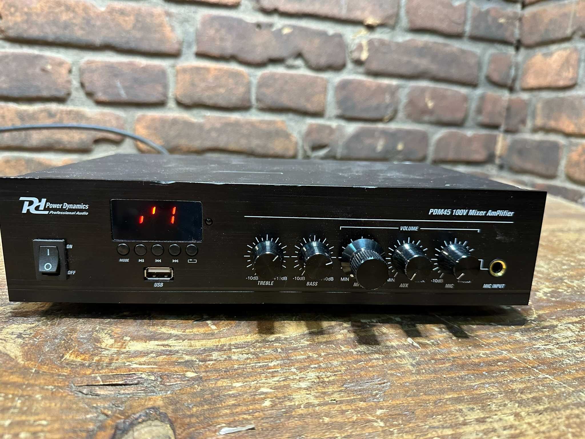 Wzmacniacz 100V Power Dynamics PDM45 z Bluetooth