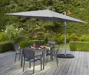 Parasol Ogrodowy GoodHome Menorca 300 x 300 cm, Szary