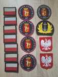 Naszywki flaga Polski, Batalion Reprezentacyjny,  Orzeł, Godło,