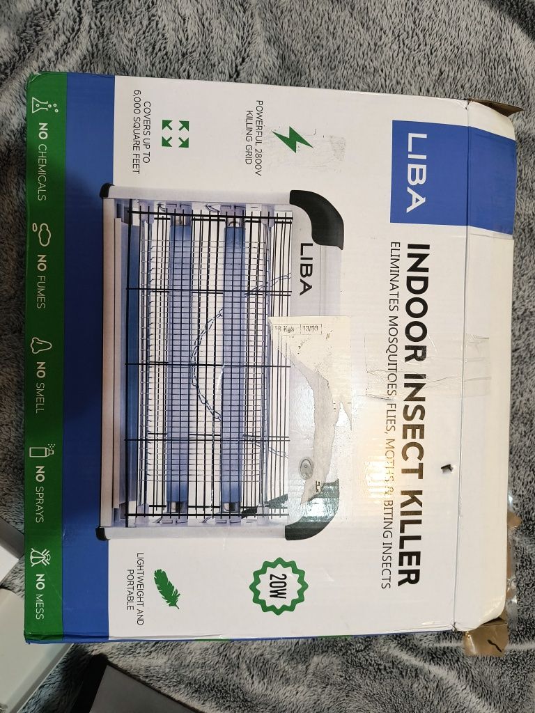 Lampa owadobójcze lina 20W na muchy, komary, mole