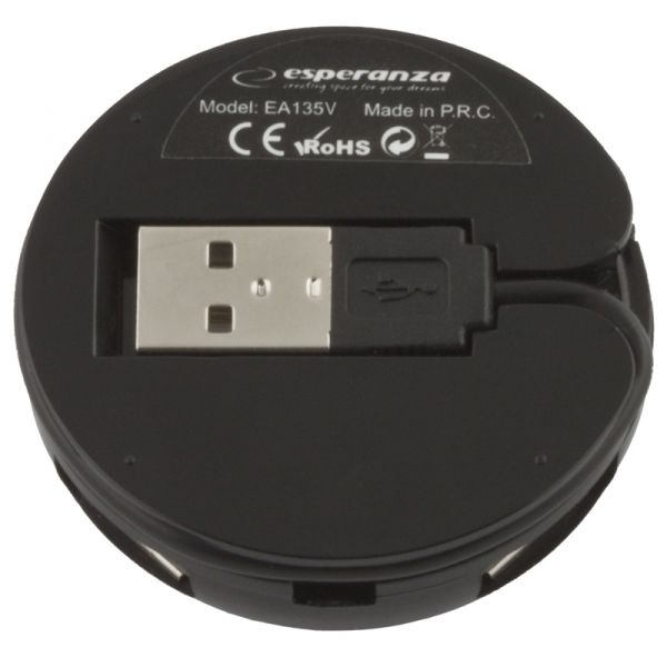 es272f usb 2.0 hub 4 porty yoyo fioletowy