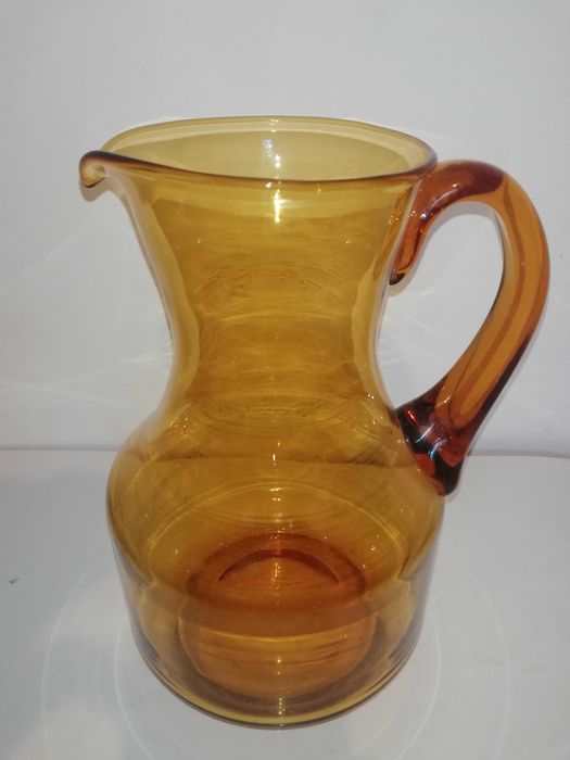 Dzban miodowy PRL - proj.L.Fiedorowicz - Huta Szkła Ząbkowice