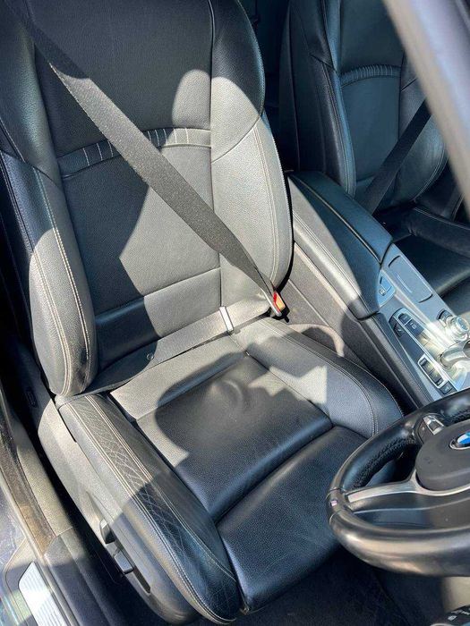 Салон Сидіння БМВ 5 Ф10 2014перед зад чорна шкіра електро BMW 5 F10
