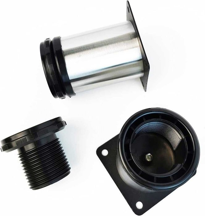Nowe nogi do mebli / nóżki metalowe / regulacja 18-19,5cm /4szt !1754!