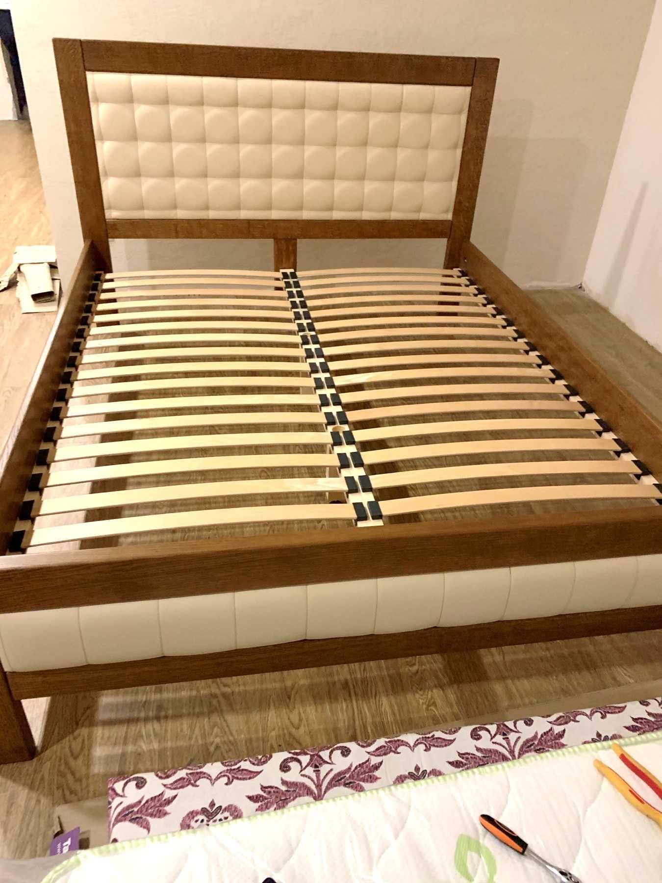 Ліжко дерев'яне 160х200 венге