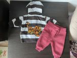 Кофта H&M Disney Тигра + штани на флісі Primark 0-3 м