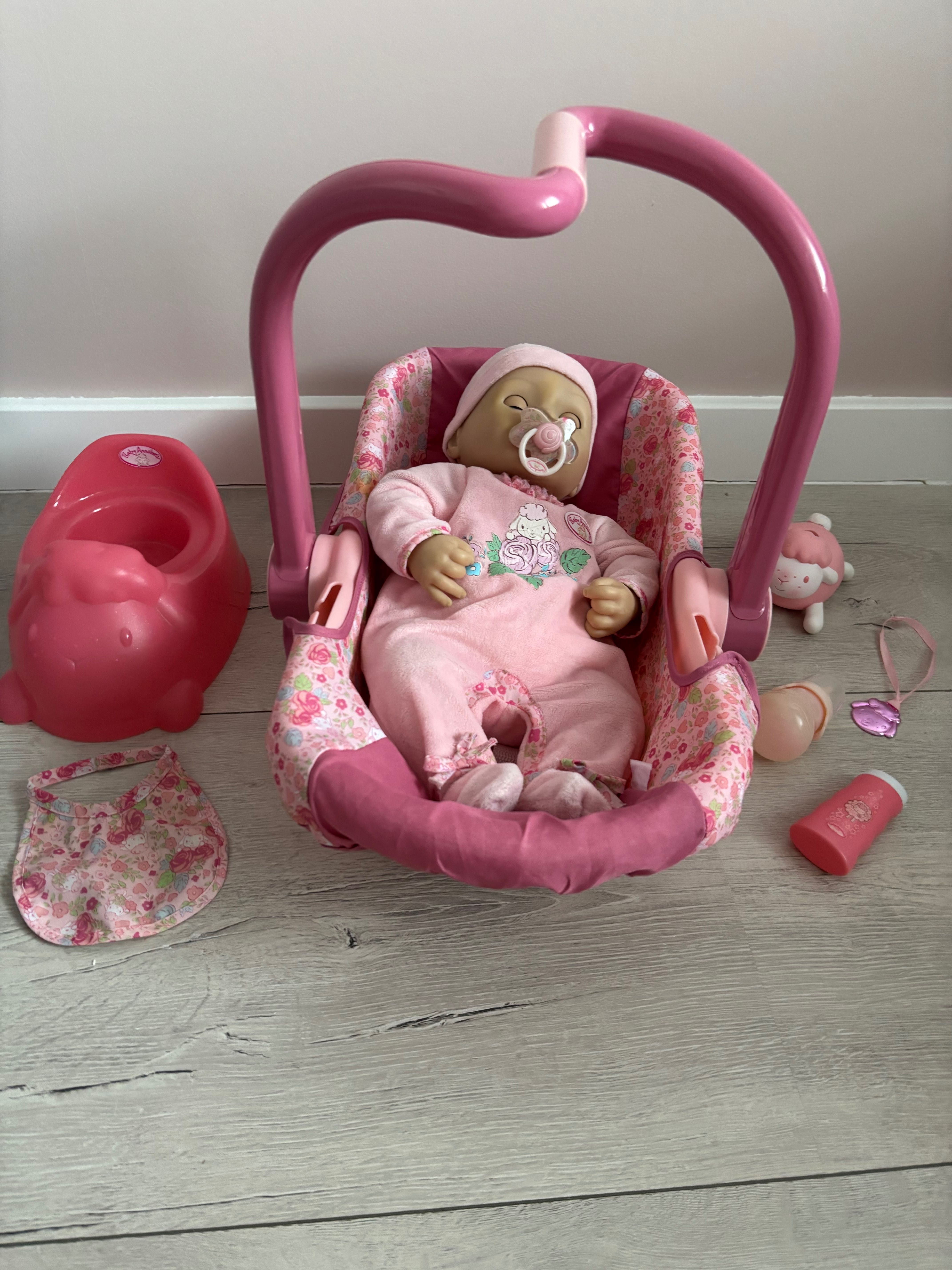 Lalka interaktywna Baby Annabell Nosidełko nocnik