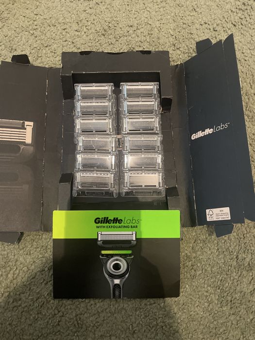 Gillette Labs ostrza wymienne wkłady 12szt 2409