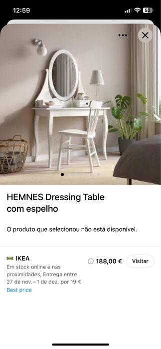 Hemnes toucador ikea