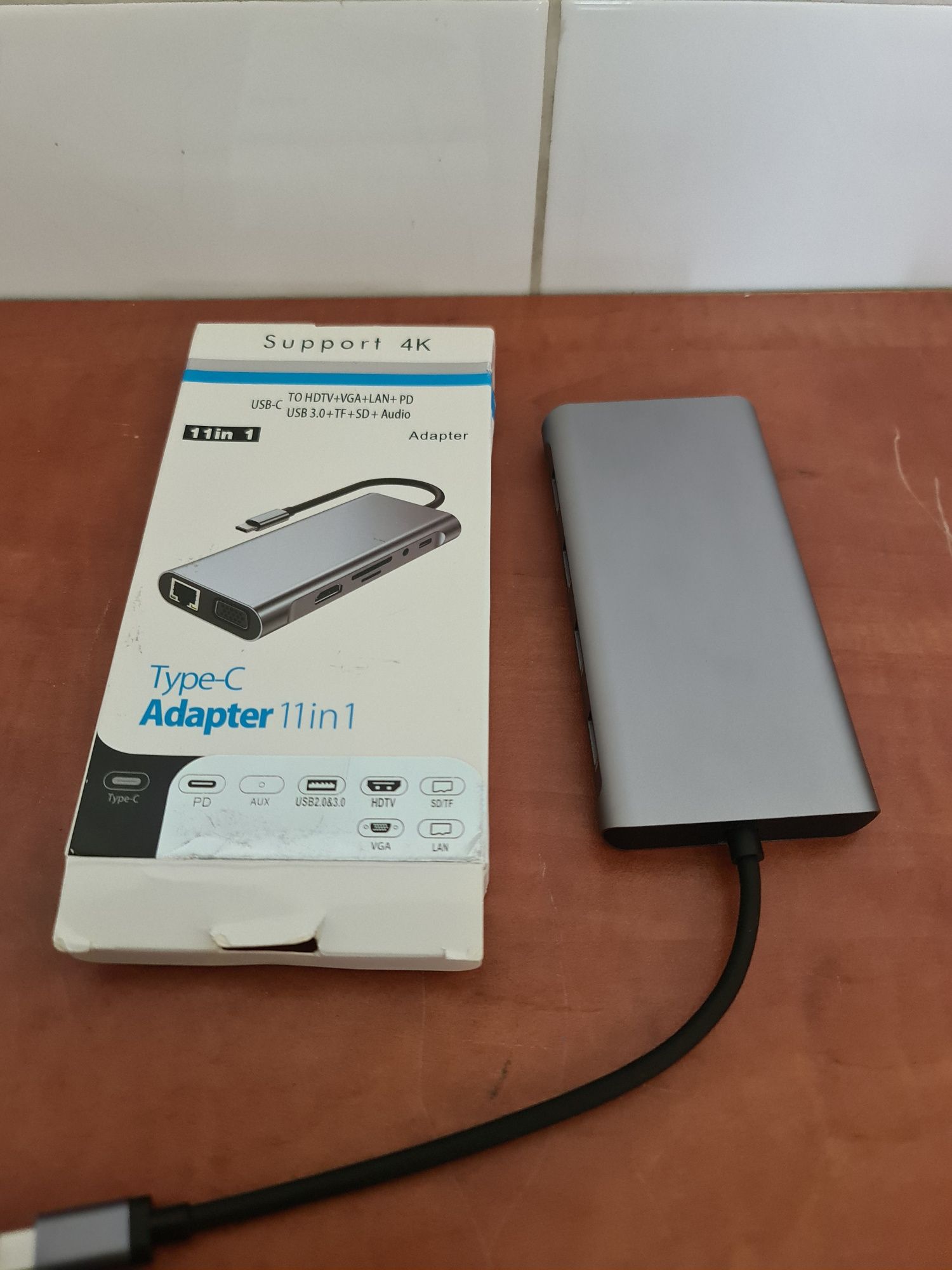 Adapter stacja dokująca USB-C 11w1 support 4K