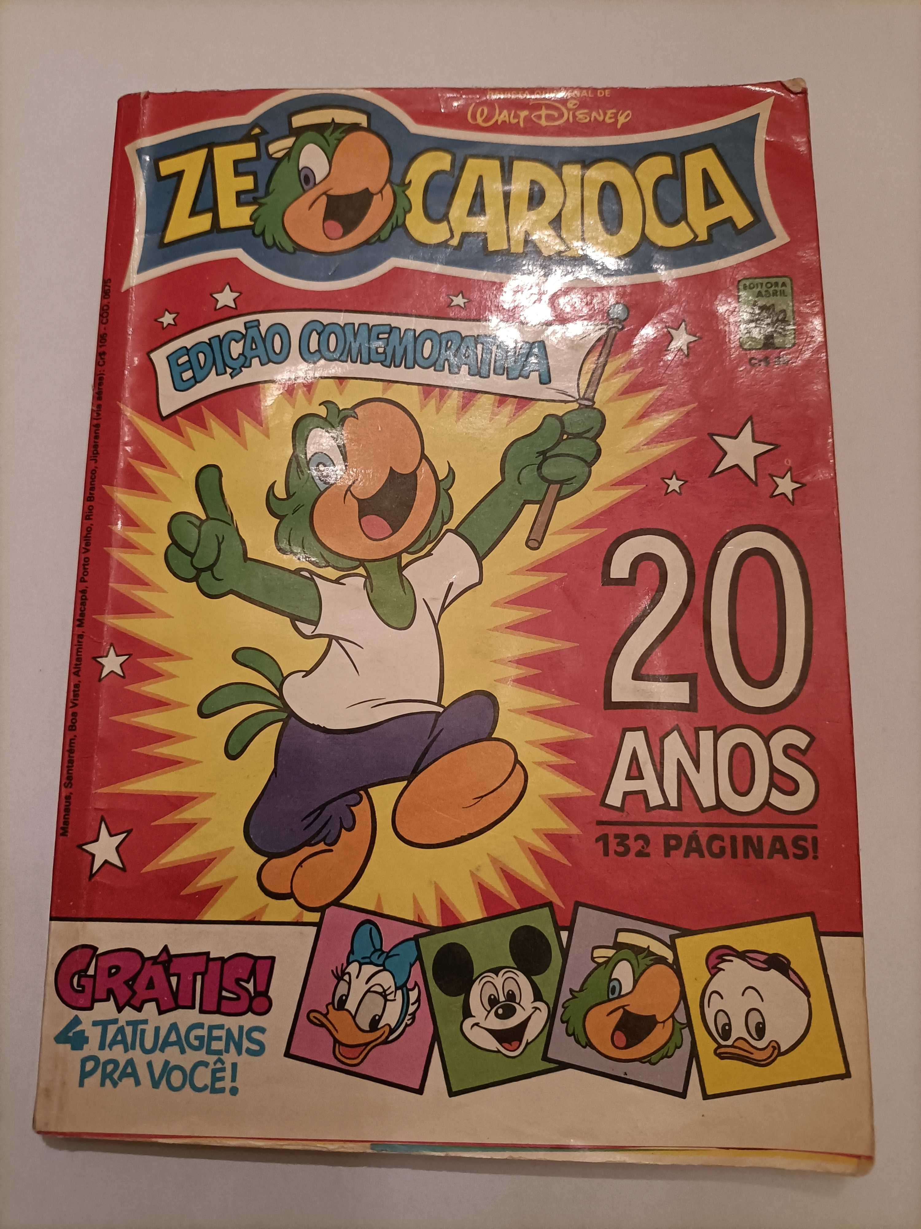 Revista BD ZÉ CARIOCA 20 Anos