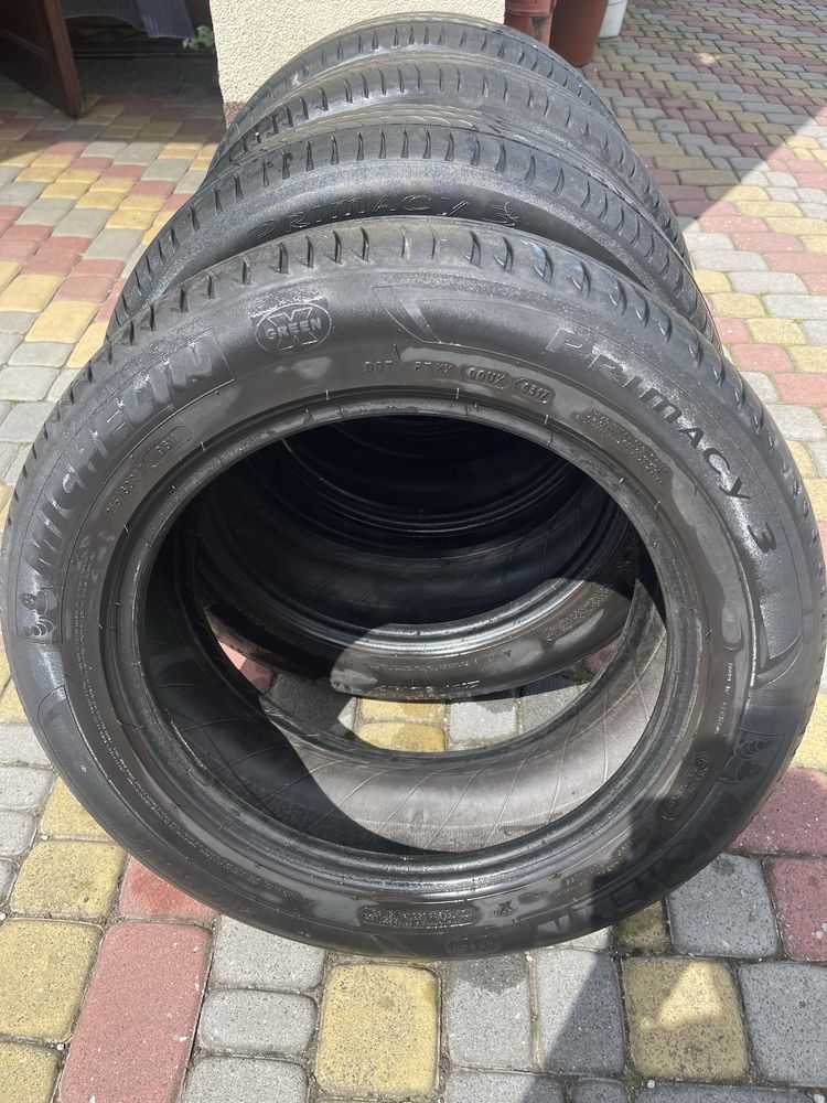Sprzedam komplet opon uzywanych  215/60R17 Michelin primacy 3