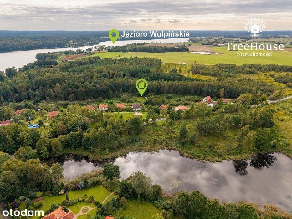 Działka z potencjałem blisko Jeziora Wulpińskiego