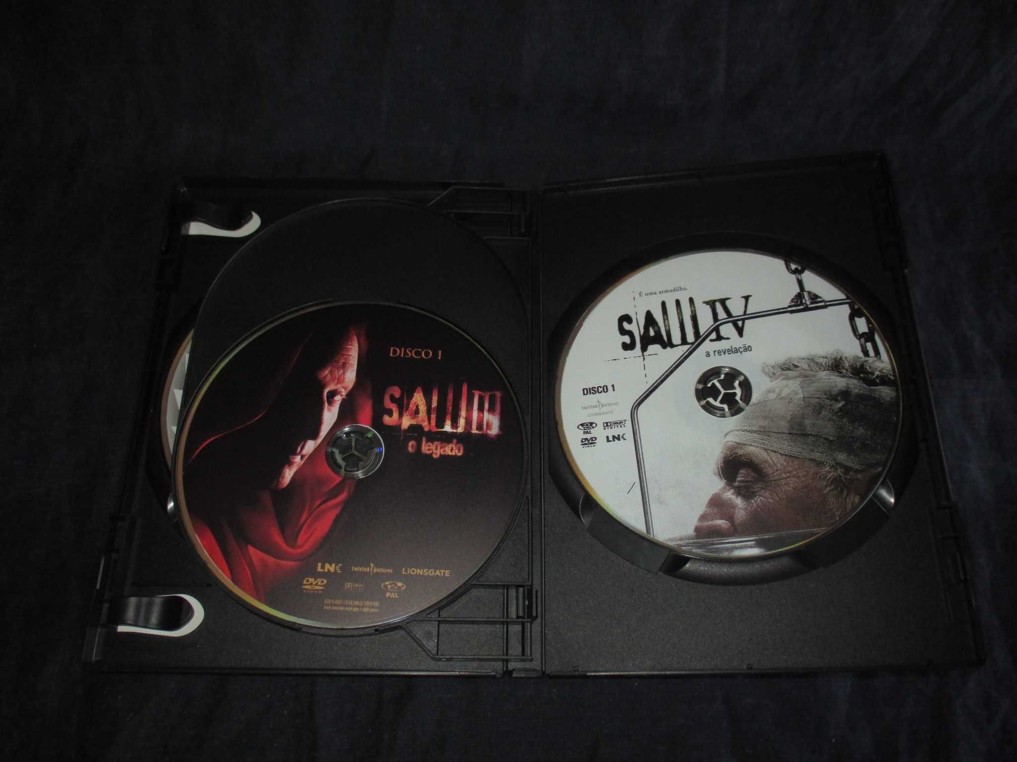 Colecção Quadrilogia SAW + SAW V - 5 DVDs