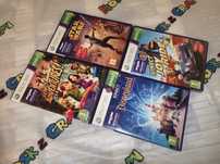 Zestaw 4 gry XBOX 360 Kinect WYPRZEDAŻ NADWYŻEK cena za całość
