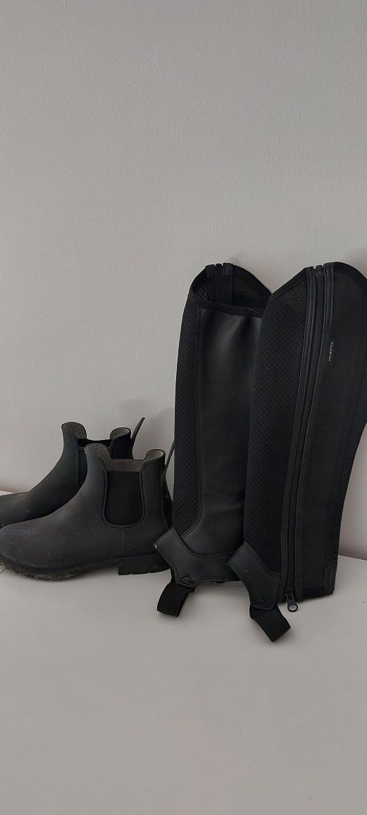 Botim 37 + Caneleiras equitação tam S - fouganza
Modelos Fouganza