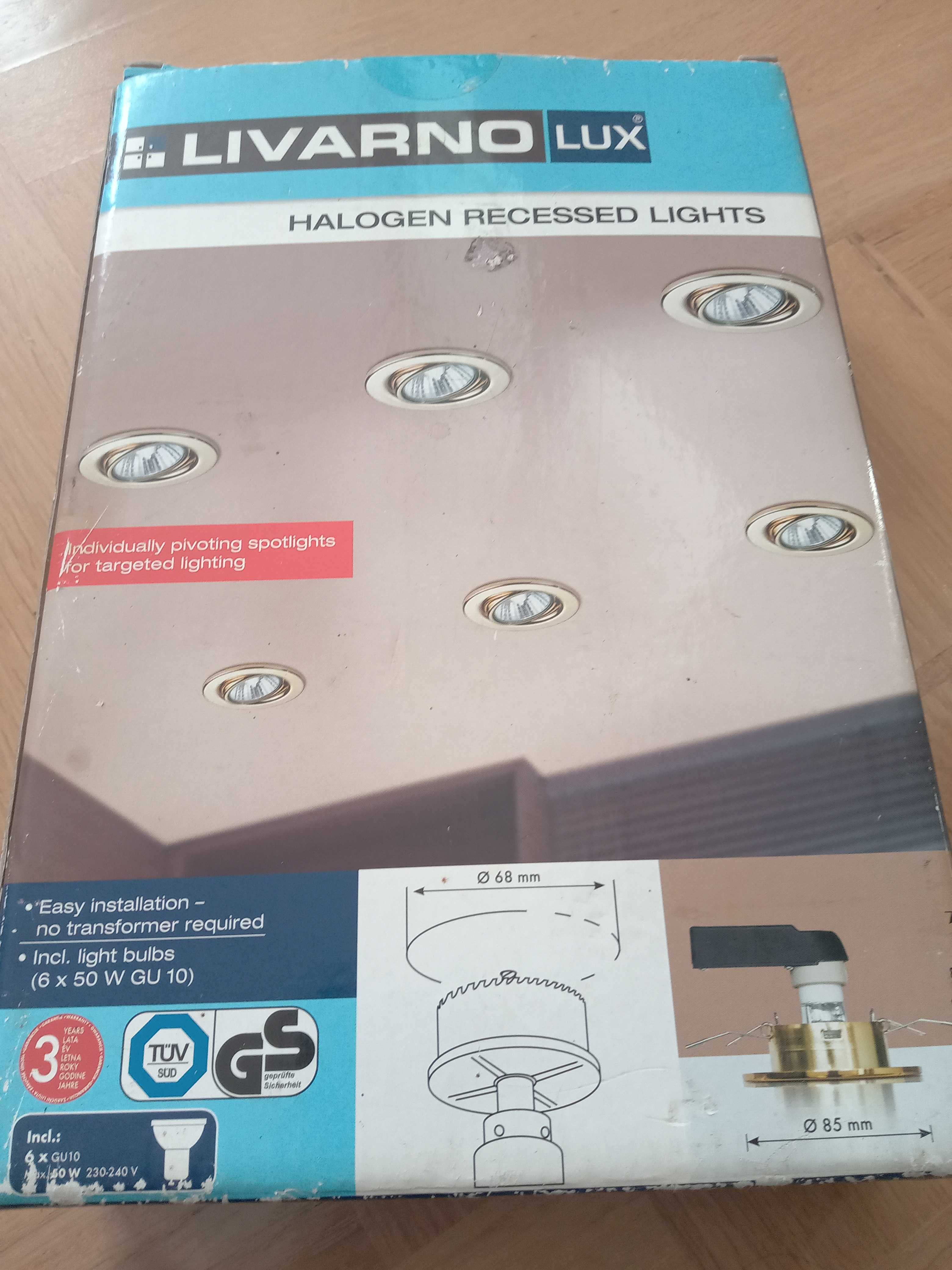 Livarno Lux 6 sztuk halogeny lampy halogenowe mosiądz oczka