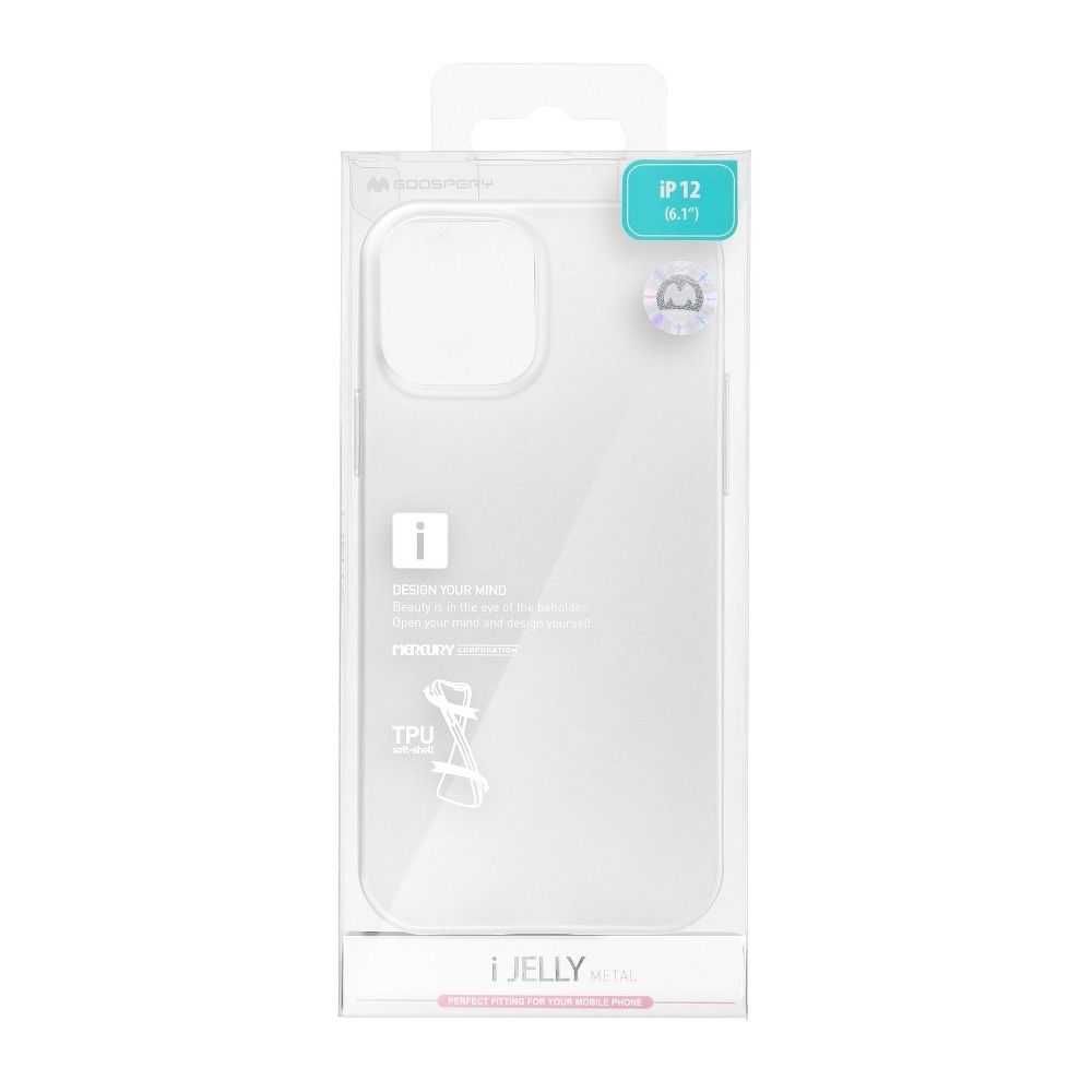 Futerał i-Jelly Mercury do IPHONE 12 PRO MAX srebrny