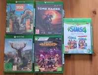 Sprzedam gry Xbox one zoo, Tomb Rider, Sims, Minecraft, The hunter