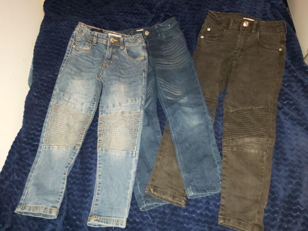 3 pary jeansów Sinsay 116
