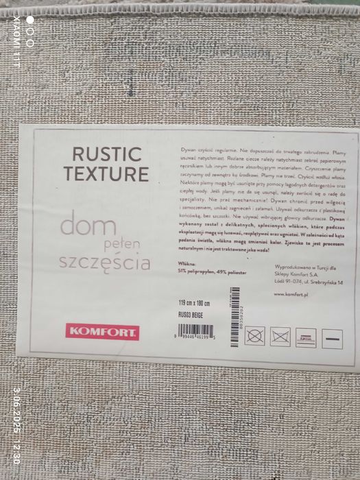 Dywan 119x180 Rustic Textures Beige