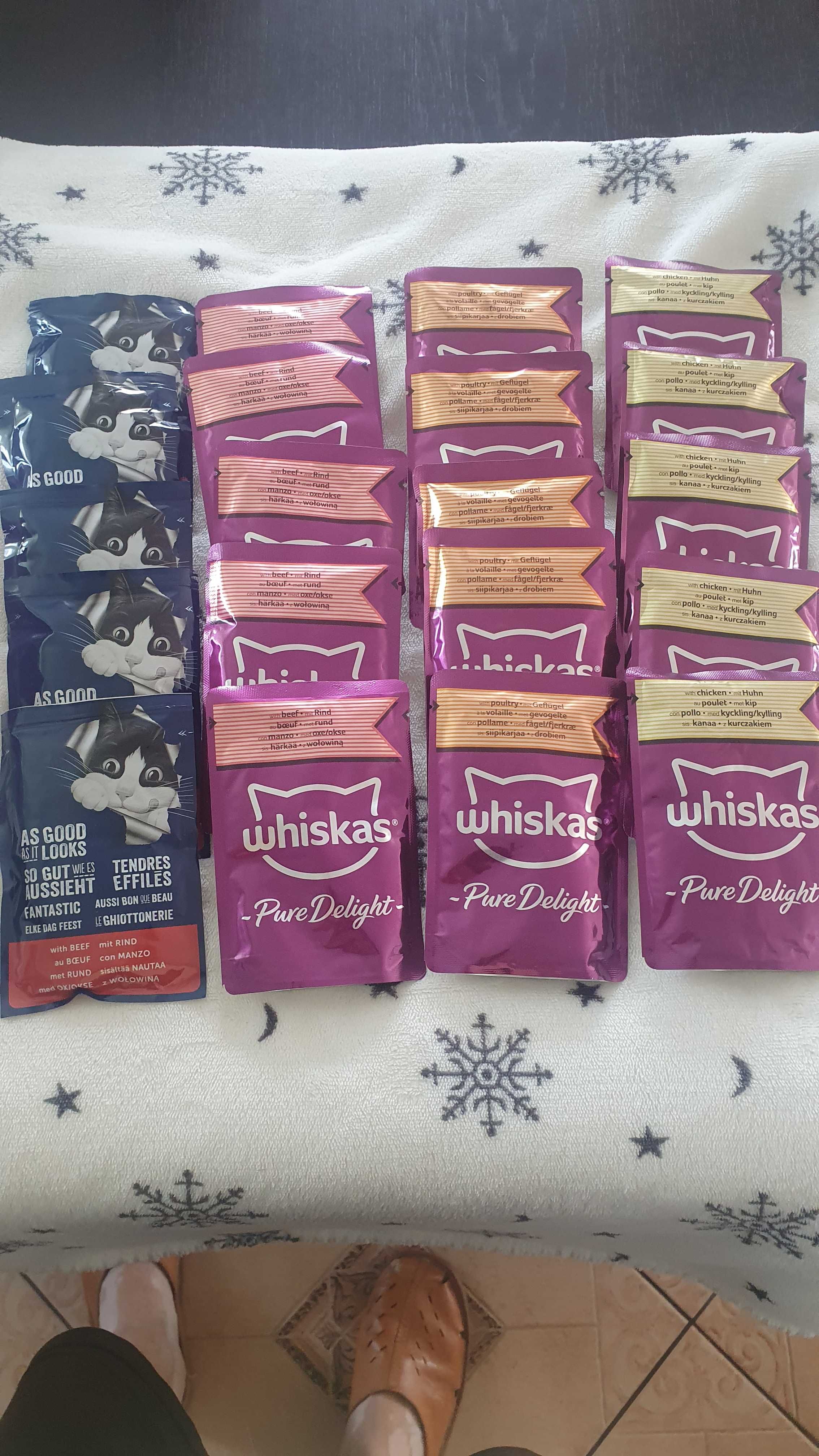Whiskas + Felix karma dla kota saszetki 44x85g (3,74kg)