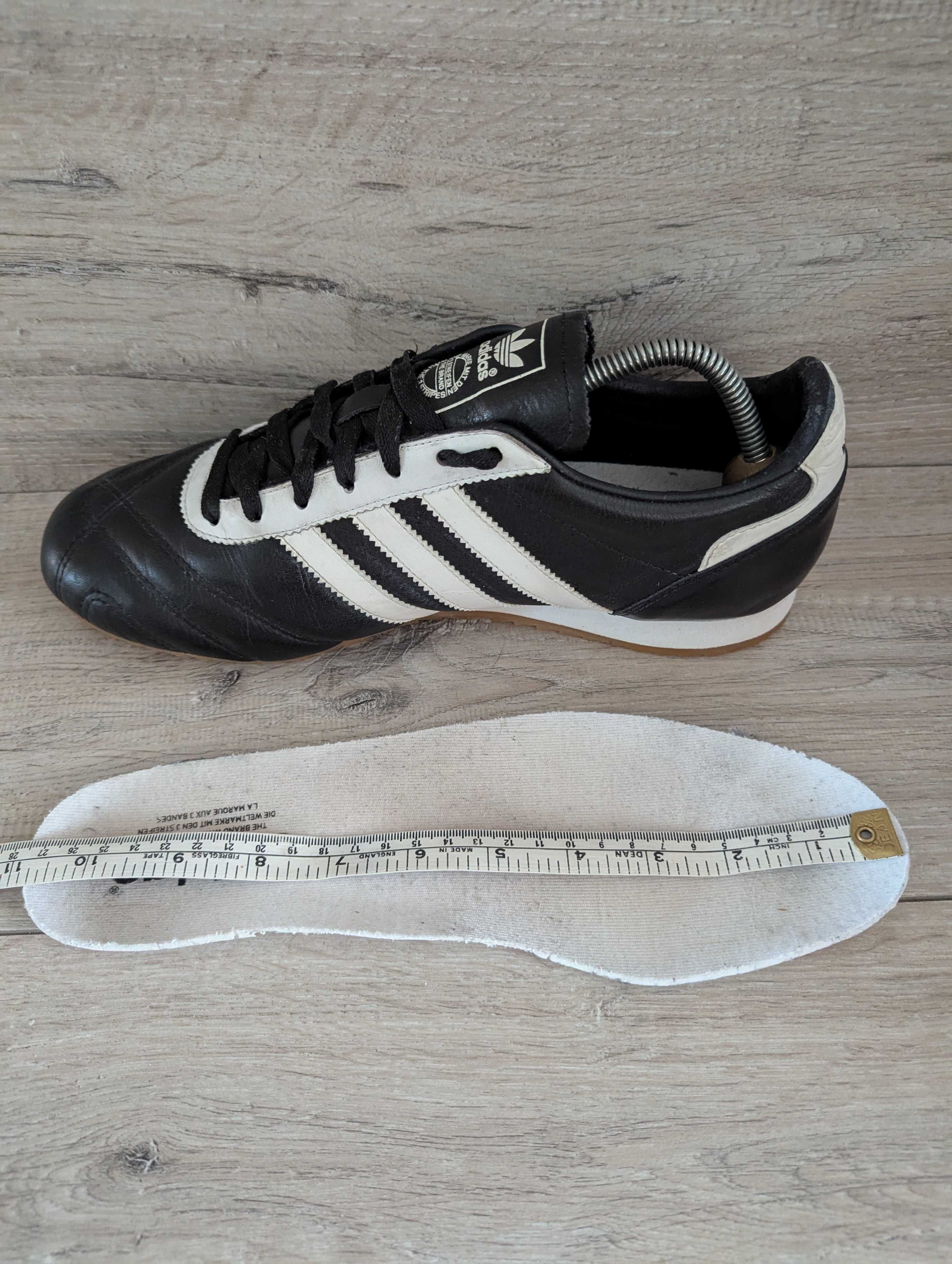 Мужские черные кожаные кроссовки Adidas Rio Grande винтаж 43 р 27.5 см