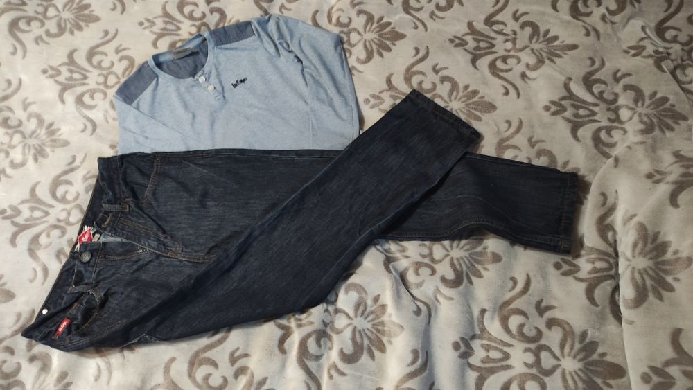 Джинси та лонгслів на хлопчика Lee Cooper р.152