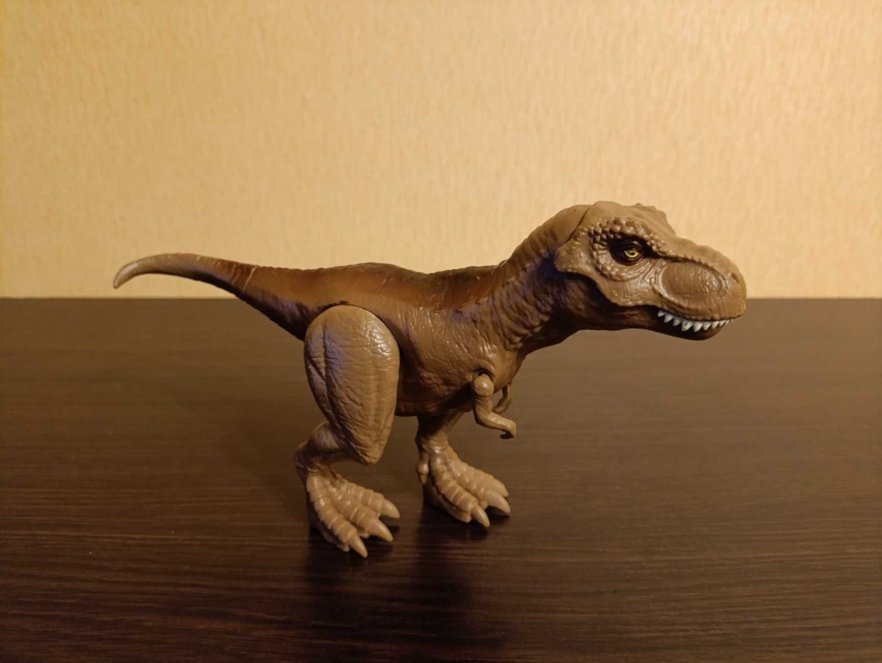 Динозавр Тиранозавр T-rex фирменный со звуком +подарок солдаты рыцари