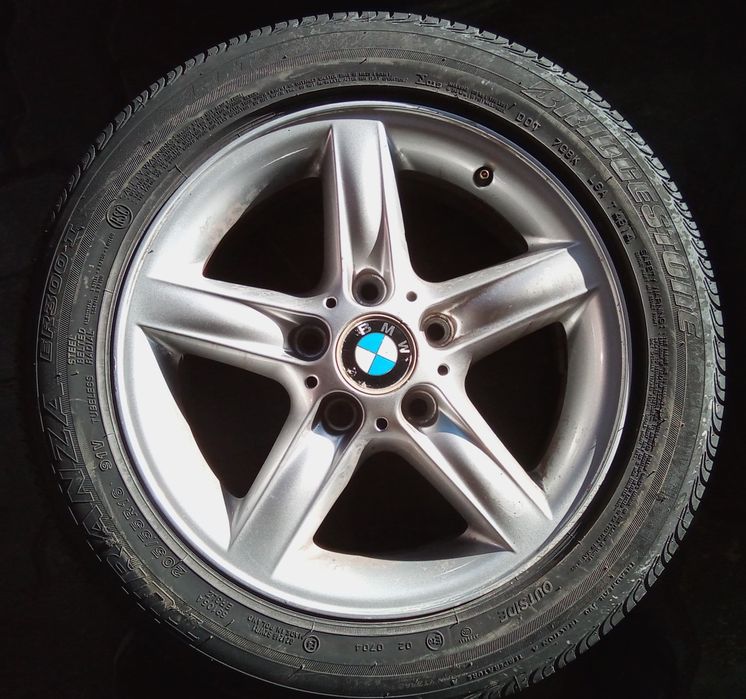 JANTES BMW SÉRIE 1 R16 COM PNEUS 205/55 FURAÇÃO 5X120