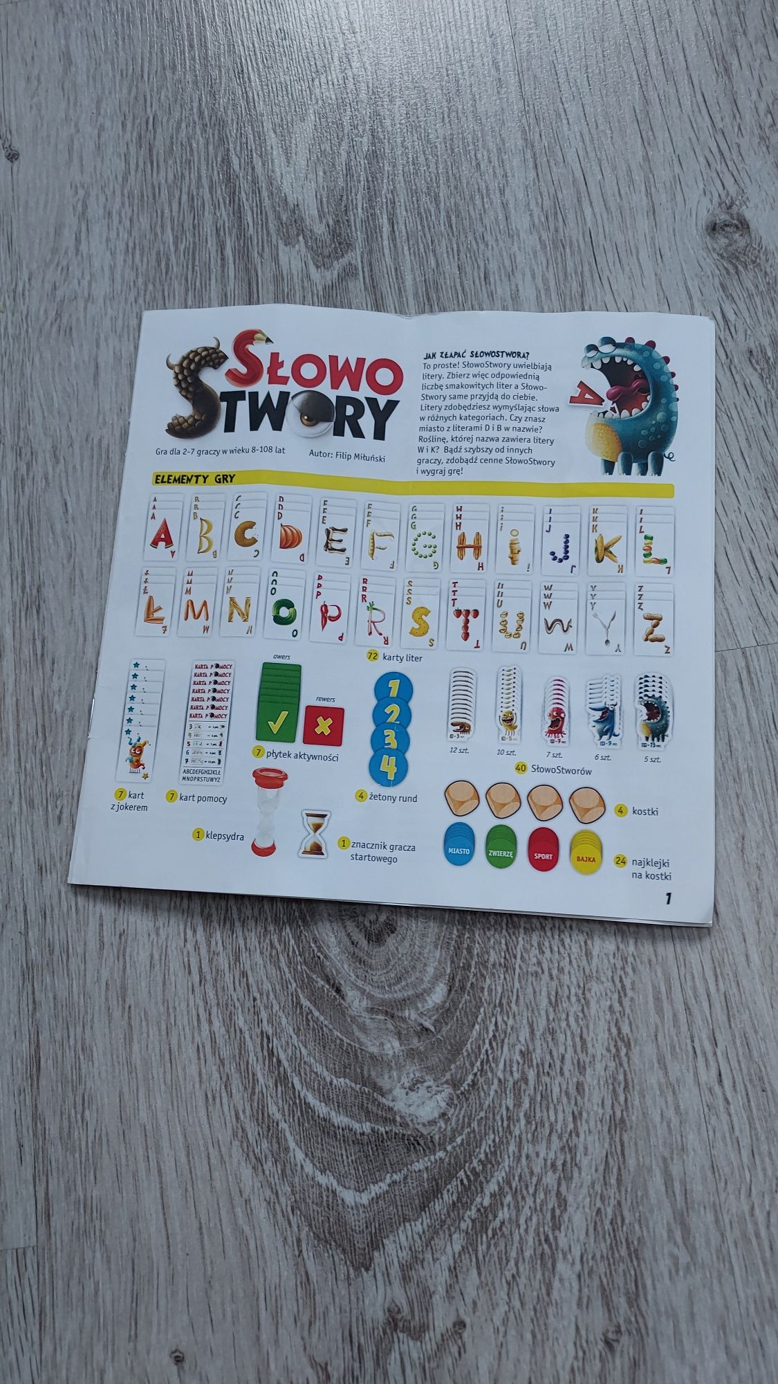 Słowostwory gra.
