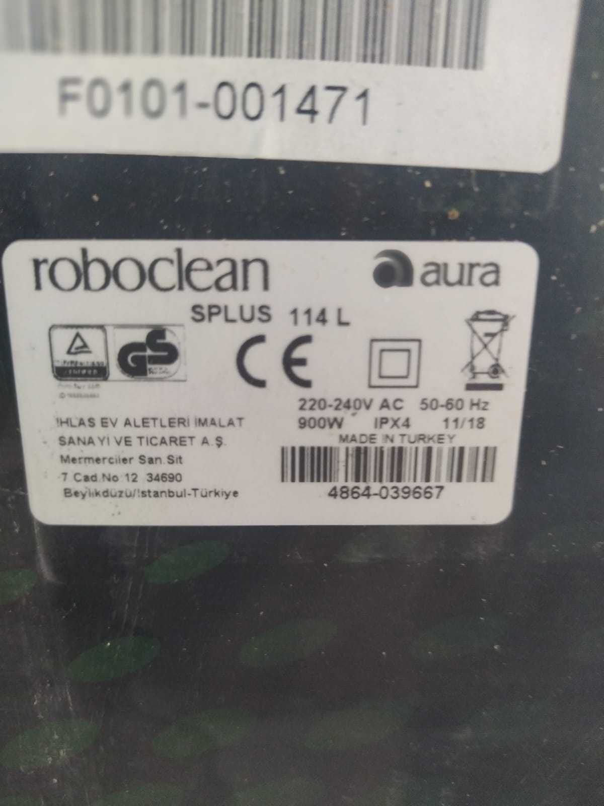 Odkurzacz piorący Roboclean SPLUS 114L w stanie jak nowy.