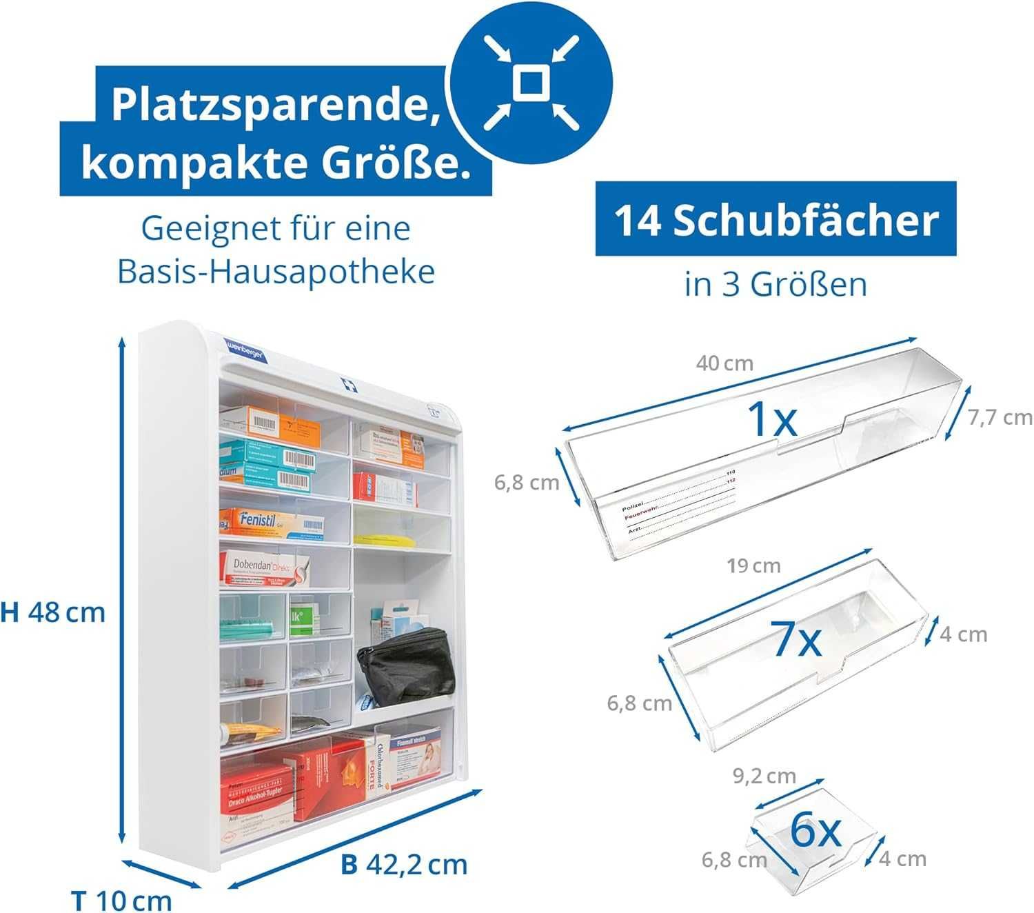 Nowa szafka na lekarstwa / regał / półka / apteczka /WEINBERGER !A349!