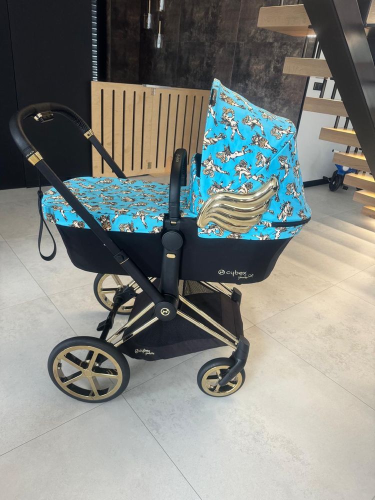 Cybex Priam 2.0 Jeremy Scott Cherubs Blue 3w1  ( cały zestaw )