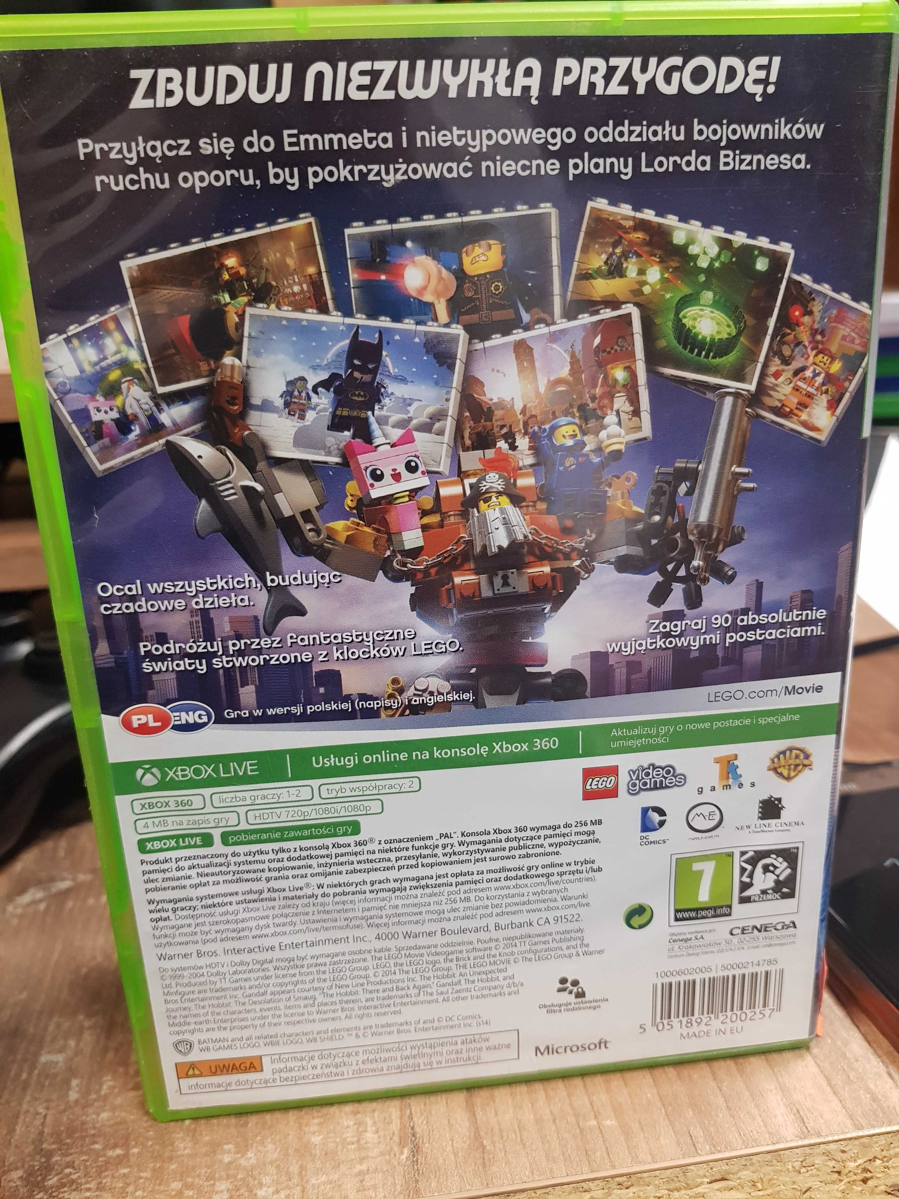 LEGO Przygoda gra wideo XBOX 360, Sklep Wysyłka Wymiana