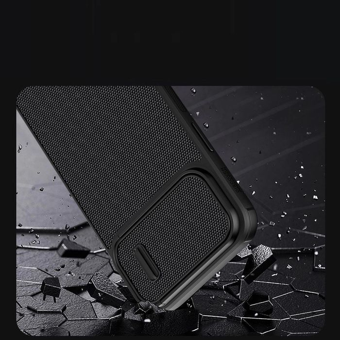 Nillkin Textured S Case etui iPhone 14 Plus pokrowiec zielony
