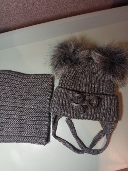 Зимова шапка та хомут 44-48 см
