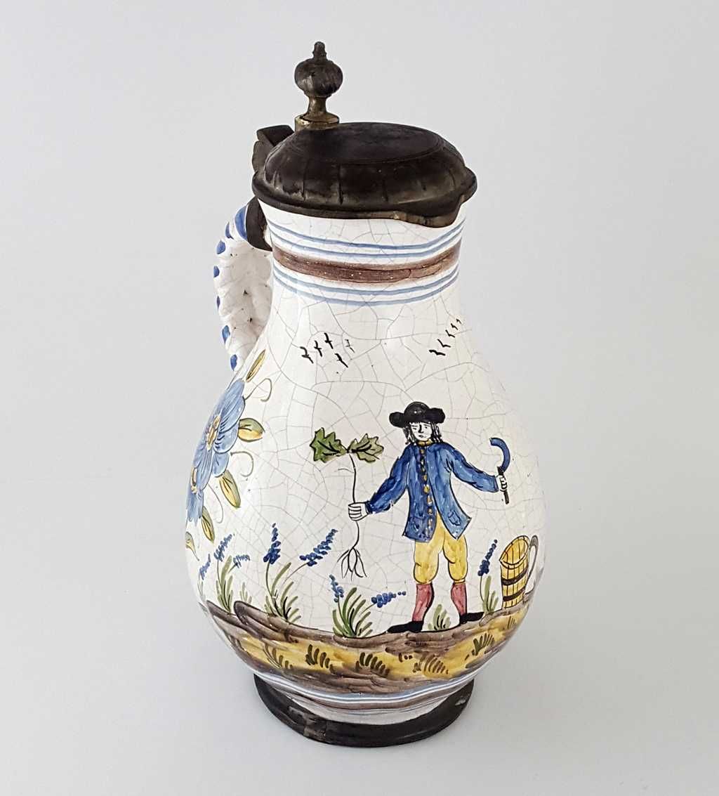 Dzban sygnowany Joseph Hannong - Strasburg czynny w latach 1766 /1780