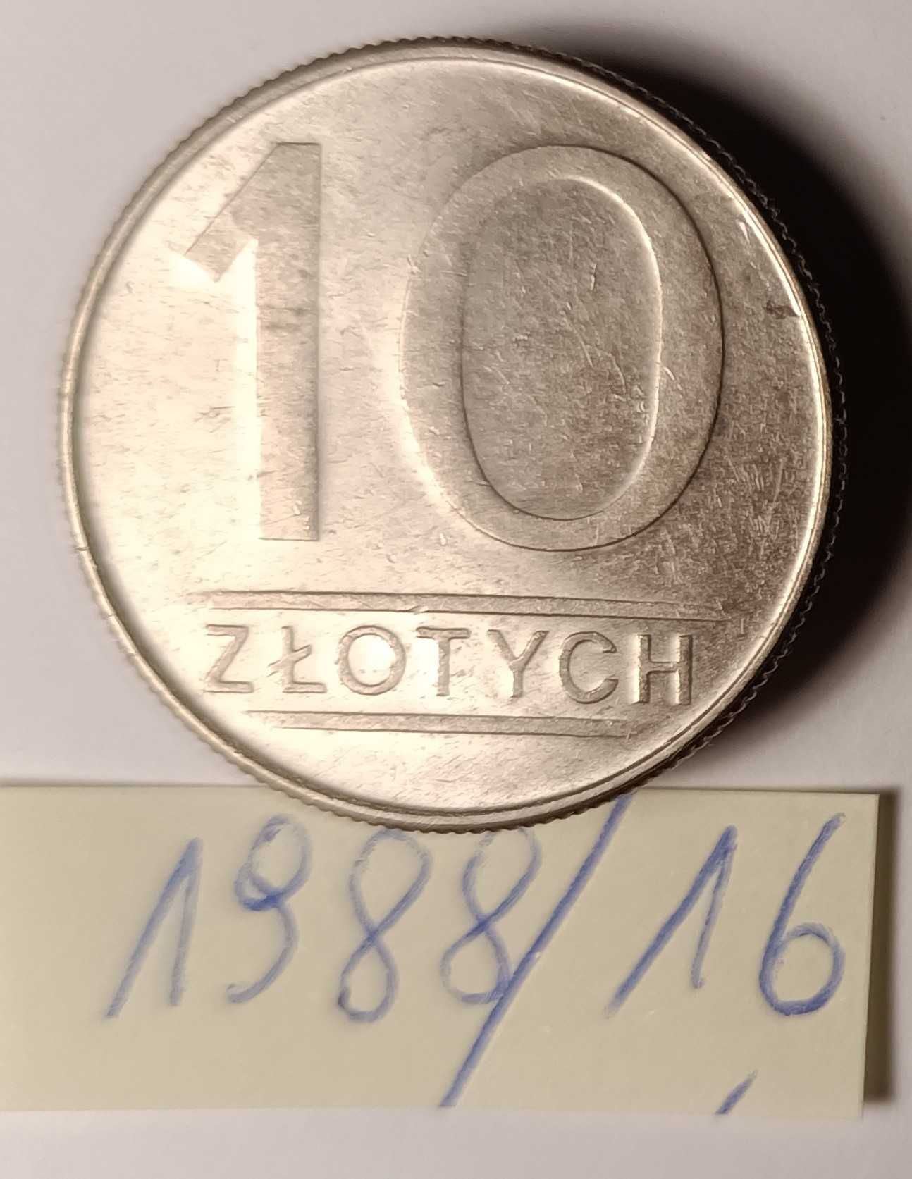 10 złotych z 1988 roku - Stan II-/III+