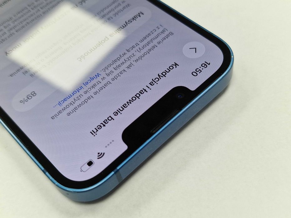 Iphone 13 256GB/ Blue/ Niebieski/ BAT 89%/ Grade A- + ładowarka