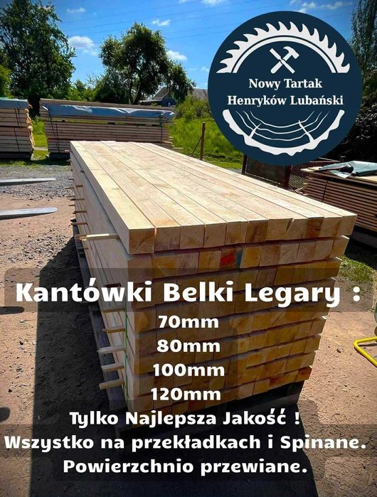 Belki Kantówki Belka Drewno Krokiew Słupek Deska Deski Nowy Tartak.