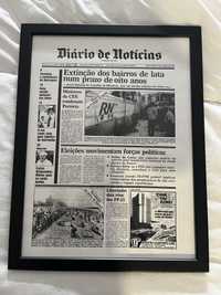 Capa Diário de Notícias 2 agosto 1985