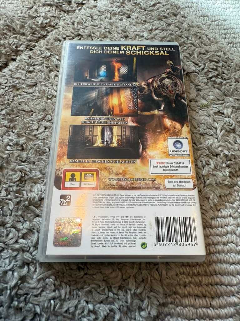 prince of persia and the forgotten sands psp
