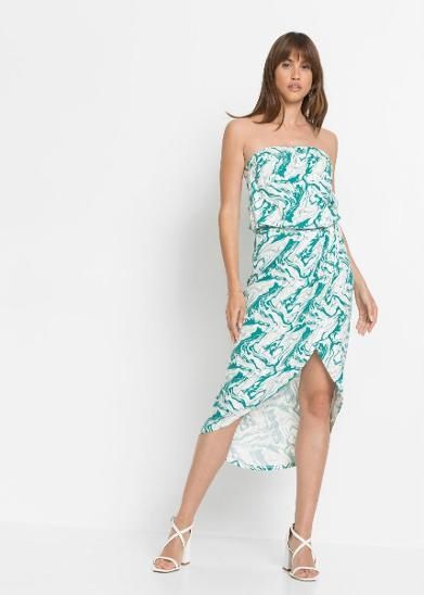 B.P.C asymetryczna sukienka bandeau 40/42.