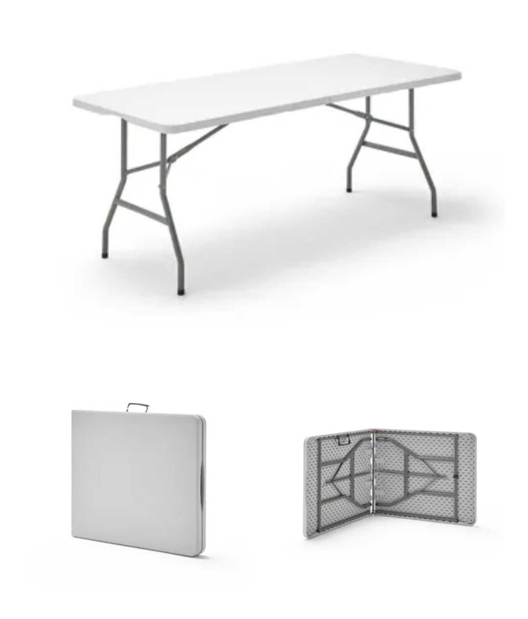 Mesa Dobrável Jardim Exterior 180x74x74