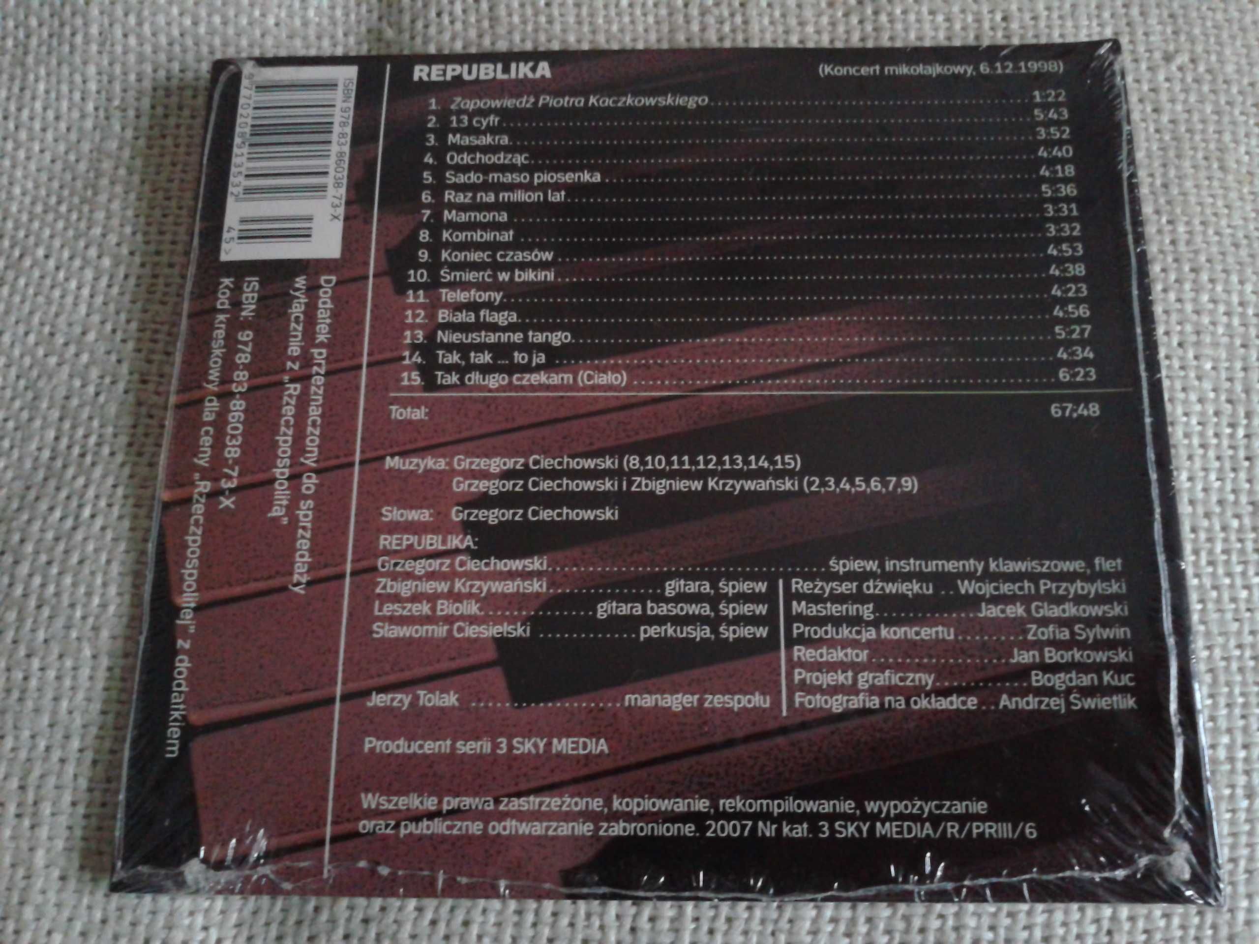 Republika - Trójka Live!  CD