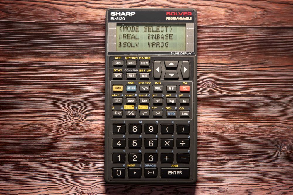 Програмований науковий калькулятор Sharp EL-5120 (оригінал) б/у